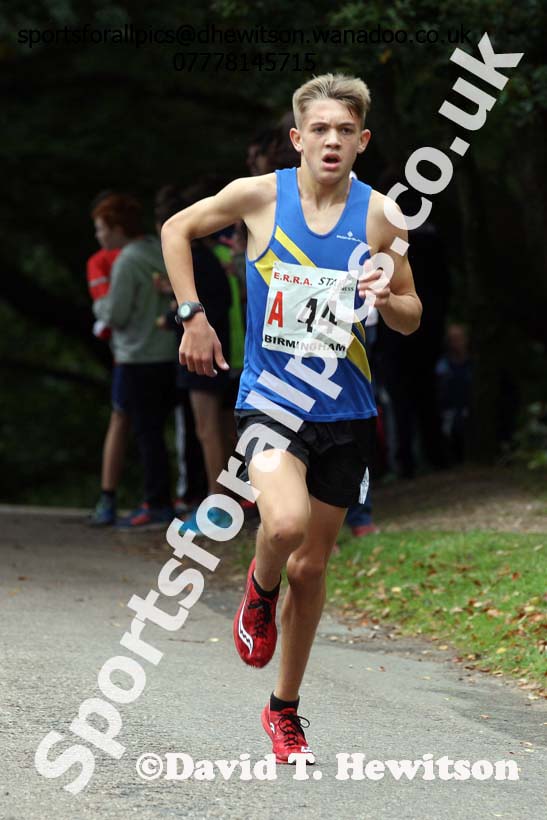 Boys under-15s ERRA Road Relays, Sutton Coldifield, Birmingham. Photo: David T. Hewitson/Sports for All Pics